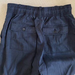 Gap High-rise Tencil Pants in Navy
